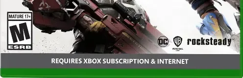 Suicide Squad: Kill the Justice League, the ESRB box on its front