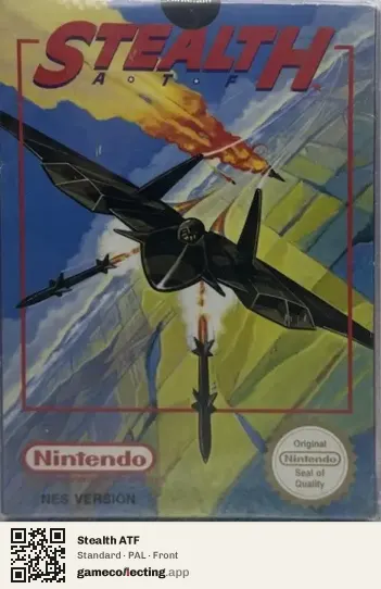Stealth ATF Nintendo Entertainment System, PAL box front