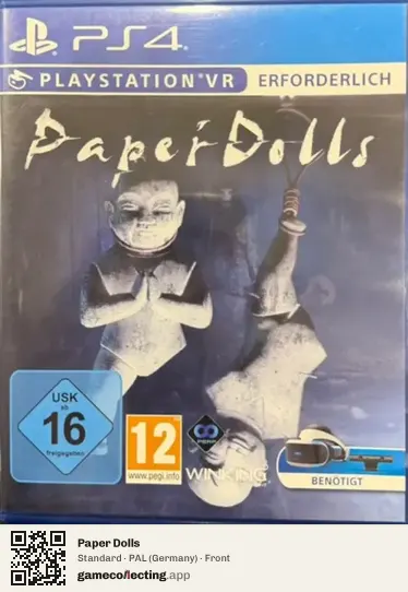 Paper Dolls PlayStation 4, Germany box front
