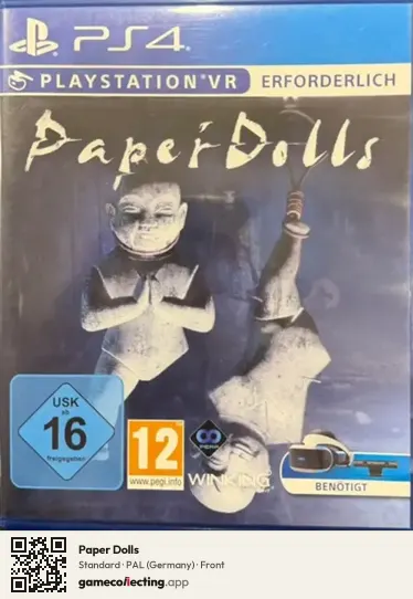 Paper Dolls PlayStation 4, Germany box front