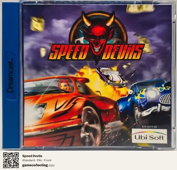 Speed Devils Sega Dreamcast, PAL box front
