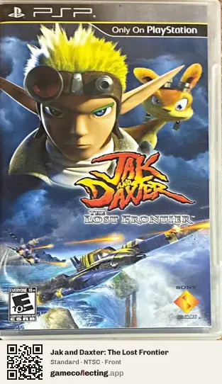 Jak and Daxter: The Lost Frontier PlayStation Portable, NTSC box front