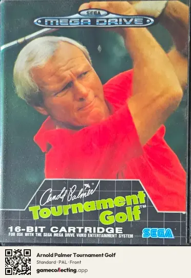 Arnold Palmer Tournament Golf Sega Mega Drive / Genesis, PAL box front