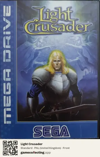 Light Crusader Sega Mega Drive / Genesis, United Kingdom box front
