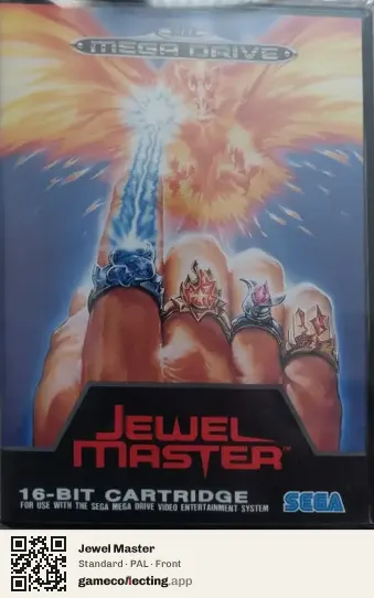Jewel Master Sega Mega Drive / Genesis, PAL box front
