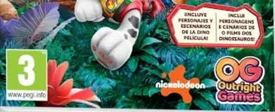 PAW Patrol: Dino World, the PEGI square on its front