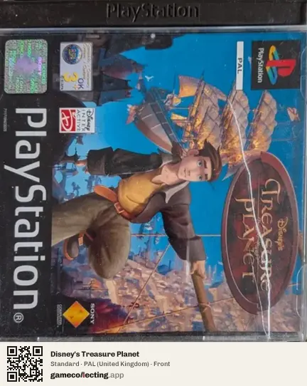 Disney's Treasure Planet PlayStation, United Kingdom box front