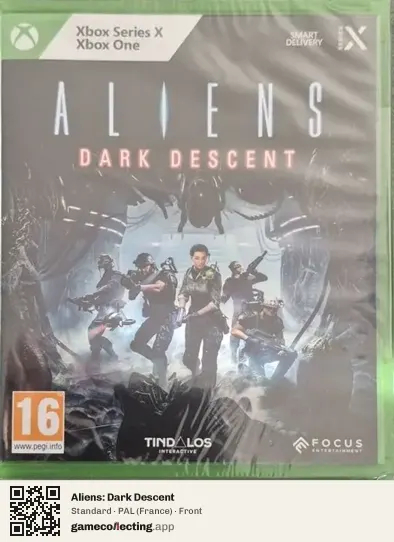 Aliens: Dark Descent Xbox Series X, France box front