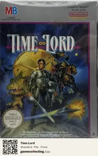 Time Lord Nintendo Entertainment System, PAL box front