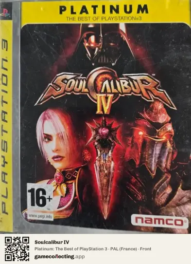 Soulcalibur IV PlayStation 3, France box front
