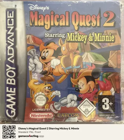 Disney's Magical Quest 2 Starring Mickey & Minnie Game Boy Advance, PAL box front