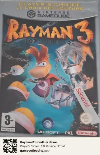 Rayman 3: Hoodlum Havoc Nintendo GameCube, France box front