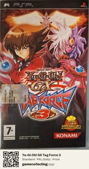 Yu-Gi-Oh! GX Tag Force 3 PlayStation Portable, Italy box front