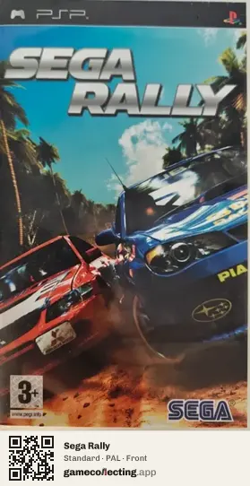 Sega Rally PlayStation Portable, PAL box front