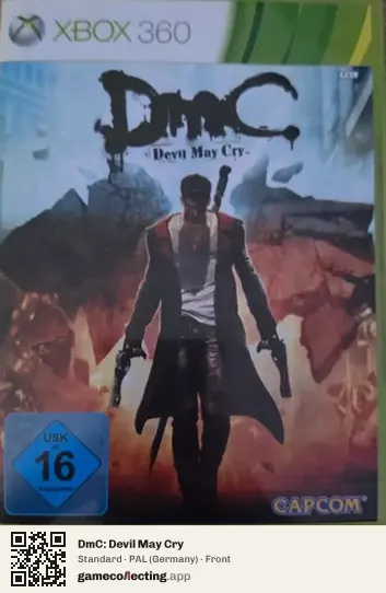 DmC: Devil May Cry Xbox 360, Germany box front