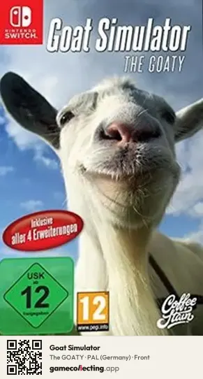 Goat Simulator Nintendo Switch, Germany box front