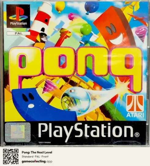 Pong: The Next Level PlayStation, PAL box front