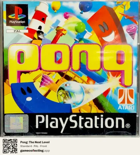 Pong: The Next Level PlayStation, PAL box front