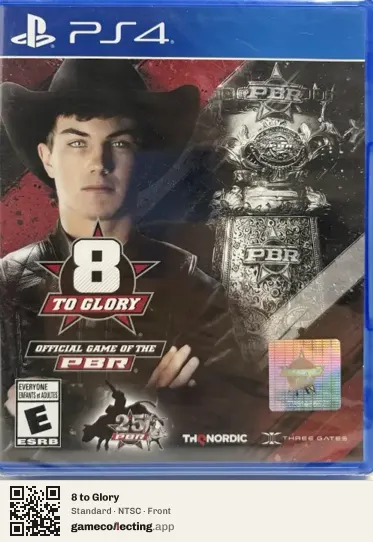 8 to Glory PlayStation 4, NTSC box front