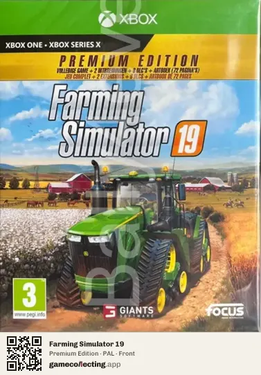 Farming Simulator 19 Xbox One, PAL box front