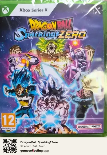 Dragon Ball: Sparking! Zero Xbox Series X, PAL box front