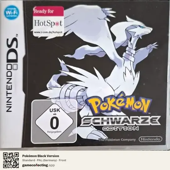 Pokémon Black Version Nintendo DS, Germany box front