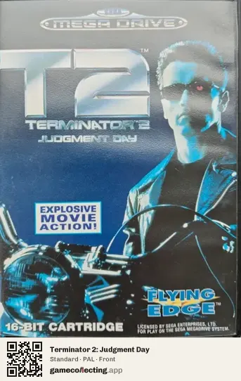 Terminator 2: Judgment Day Sega Mega Drive / Genesis, PAL box front