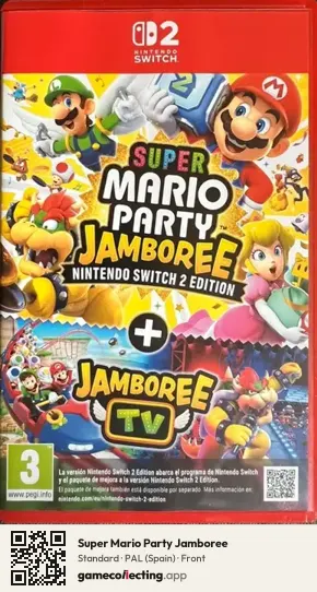 Super Mario Party Jamboree Nintendo Switch 2, Spain box front
