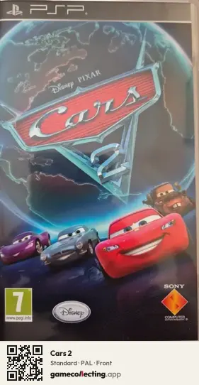 Cars 2 PlayStation Portable, PAL box front
