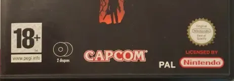 Resident Evil 4, the PEGI square on its front