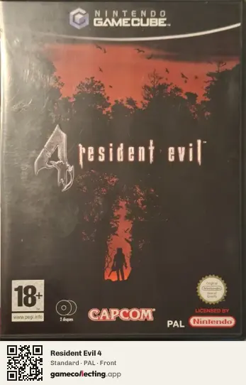 Resident Evil 4 Nintendo GameCube, PAL box front