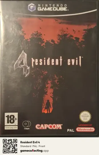 Resident Evil 4 Nintendo GameCube, PAL box front