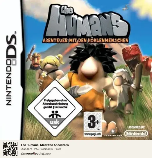 The Humans: Meet the Ancestors Nintendo DS, Germany box front