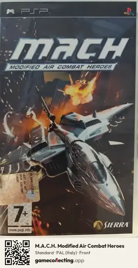 M.A.C.H. Modified Air Combat Heroes PlayStation Portable, Italy box front