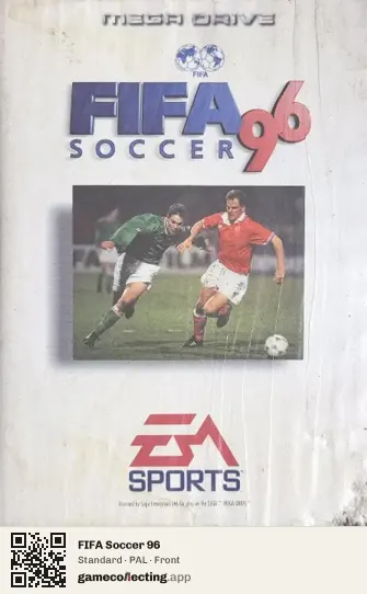 FIFA Soccer 96 Sega Mega Drive / Genesis, PAL box front