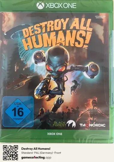 Destroy All Humans! Xbox One, Germany box front