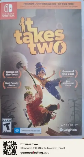 It Takes Two Nintendo Switch, North America box front