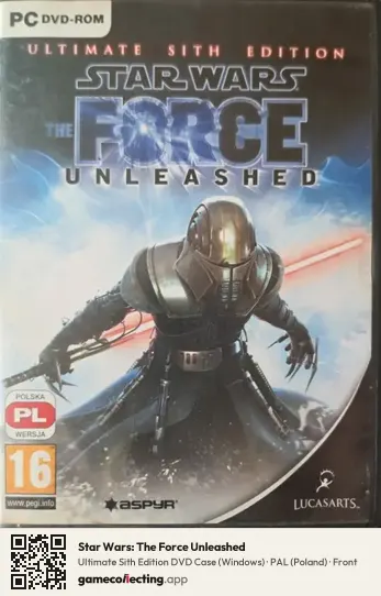 Star Wars: The Force Unleashed Computer, Poland box front