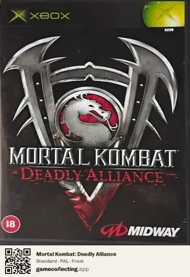 Mortal Kombat: Deadly Alliance Xbox, PAL box front