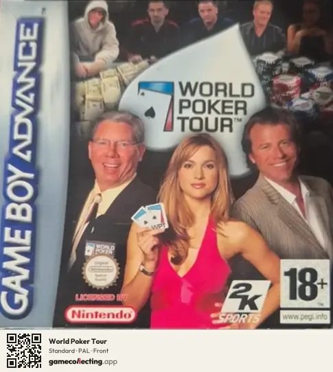 World Poker Tour Game Boy Advance, PAL box front