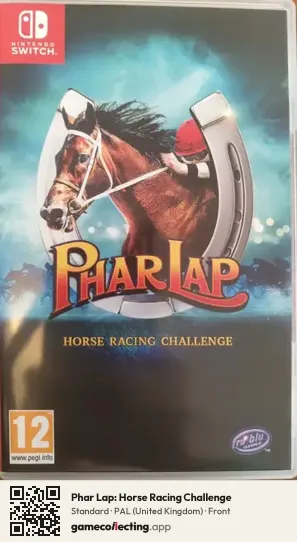 Phar Lap: Horse Racing Challenge Nintendo Switch, United Kingdom box front