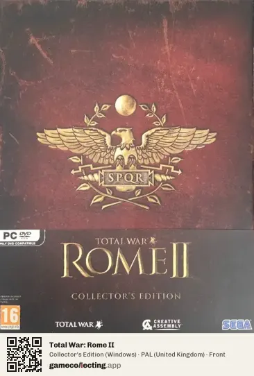 Total War: Rome II Computer, United Kingdom box front