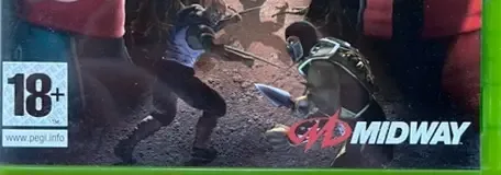 Mortal Kombat: Shaolin Monks, the PEGI square on its front
