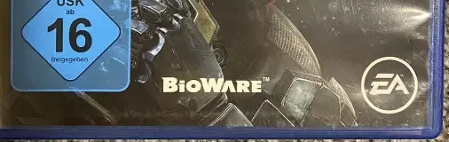 Mass Effect: Andromeda, the USK square on its front