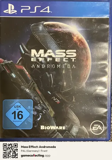 Mass Effect: Andromeda PlayStation 4, Germany box front