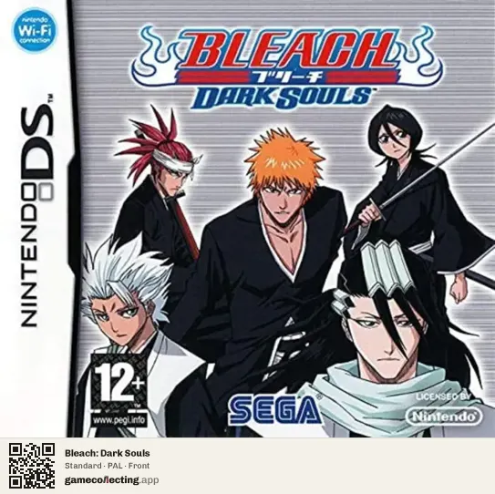 Bleach: Dark Souls Nintendo DS, PAL box front
