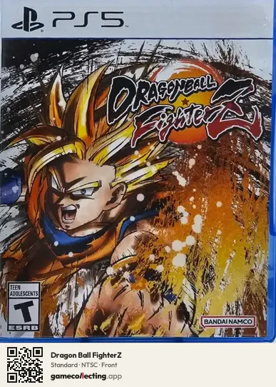 Dragon Ball FighterZ PlayStation 5, NTSC box front