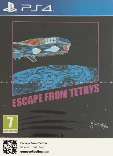 Escape from Tethys PlayStation 4, PAL box front