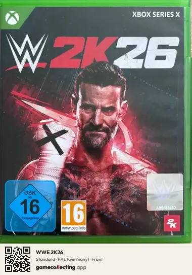 WWE 2K26 Xbox Series X, Germany box front