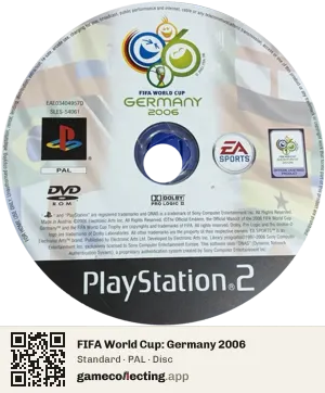 FIFA World Cup: Germany 2006 PlayStation 2, PAL disc